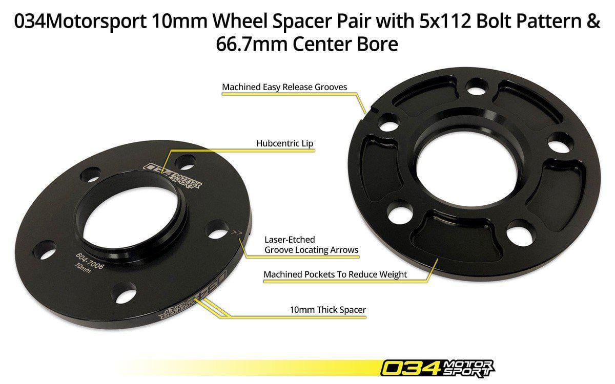 034 Dynamic+ Flush Wheel Spacer Kit, Audi A4 B9 - 034-604-7014