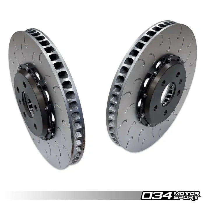 034 Motorsport - Audi B9 S4/S5/SQ5 2-Piece Floating Front Brake Rotor Upgrade Kit