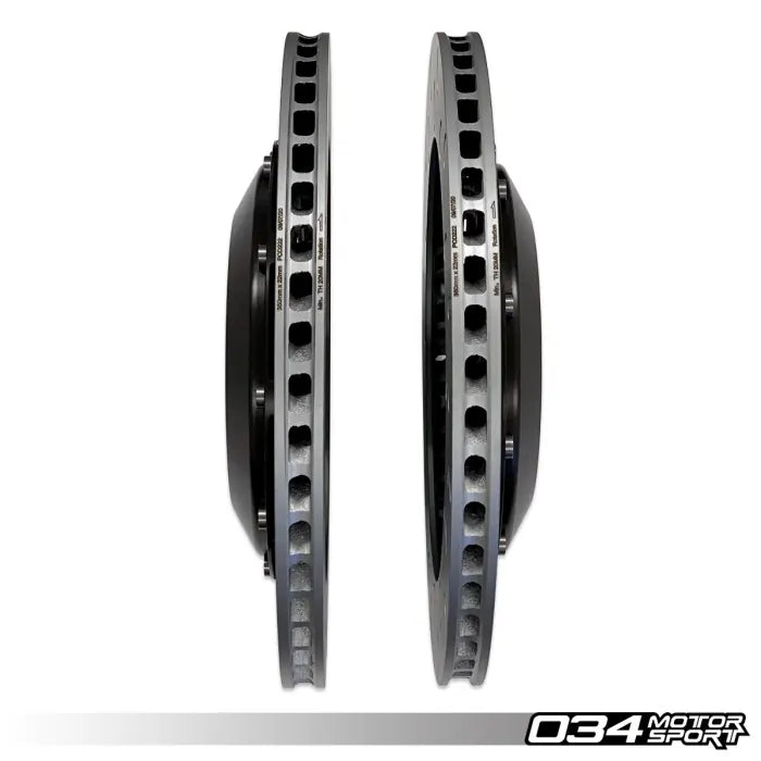 034 Motorsport - Volkswagen & Audi MQB 350 MM Rear Brake Rotor Upgrade - 034-301-2004 - RED