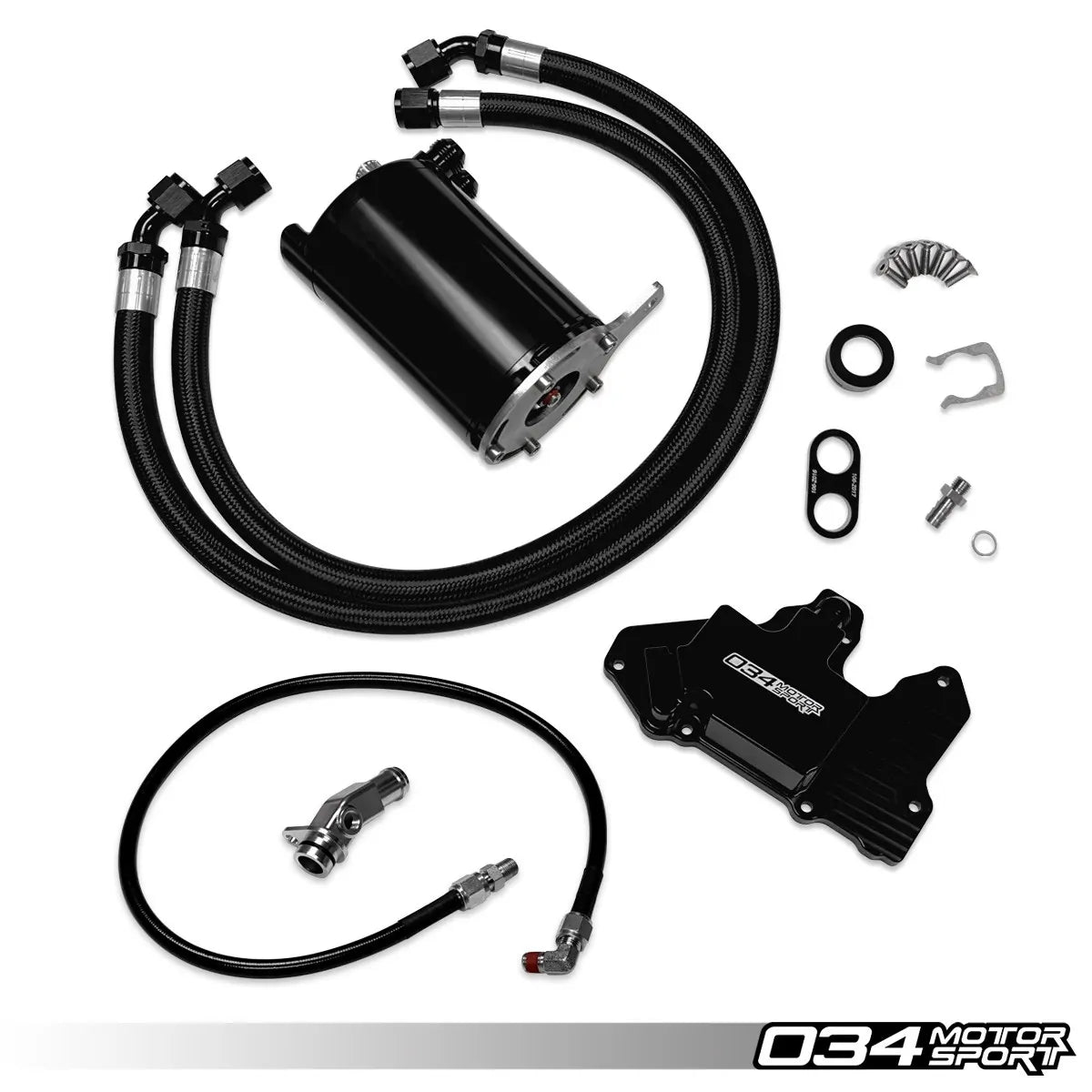 034 Motorsport - Stage 2 Billet Catch Can Kit - Audi 8V A3 & Volkswagen MK7 GTI - 034-101-1019