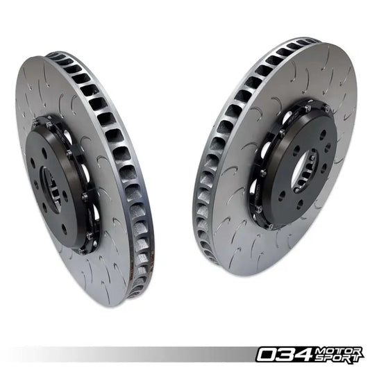 034 Motorsport - Audi B9 S4/S5/SQ5 2-Piece Floating Front Brake Rotor Upgrade Kit