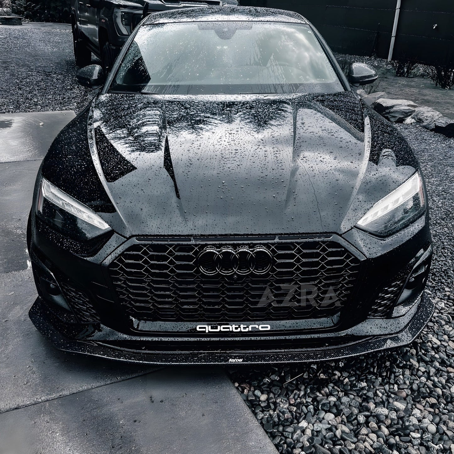 AZRA Audi A5 / S5 | B9.5 | RS Style Customizable Honeycomb Front Grille | 2020 - 2024