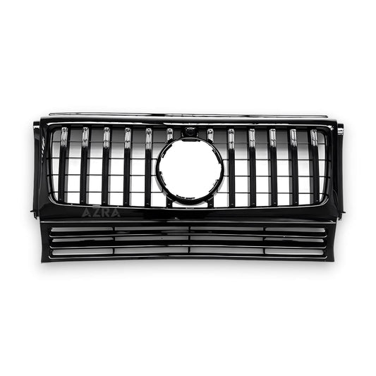 AZRA Mercedes-Benz G Class / G63 / G65 | W463 | AMG GT Panamericana Gloss Black / Chrome Front Grille | 1998 - 2018