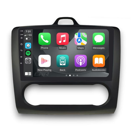 Ford Focus Automatic A/C (2008 - 2011) Multimedia 9" Touchscreen Display + Built-In Wireless Carplay & Android Auto - Euro Active Retrofits
