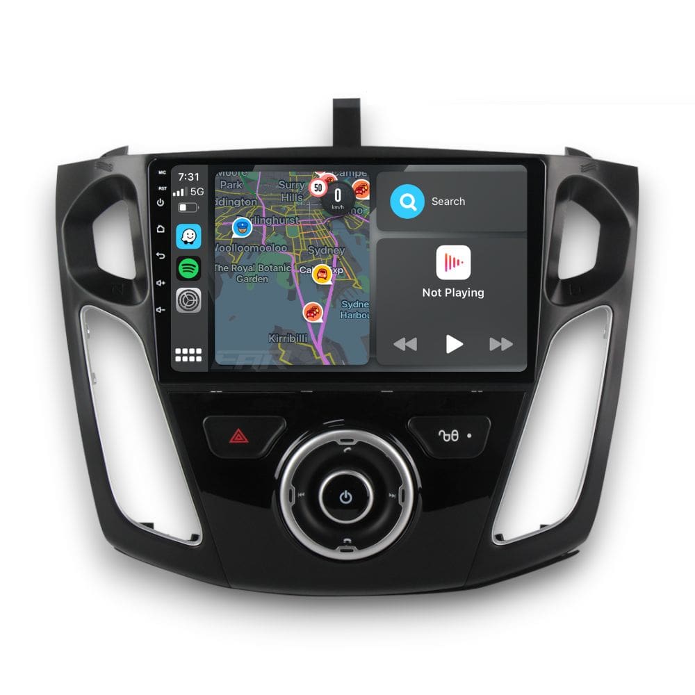 Ford Focus (2012 - 2018) Multimedia 9" Touchscreen Display + Built-In Wireless Carplay & Android Auto - Euro Active Retrofits